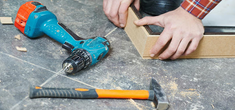 broken door frame repair Lamont